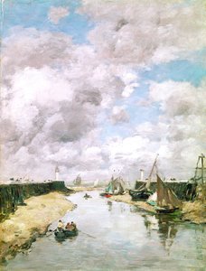 トルビル、1884 作： Eugene Louis Boudin
