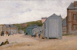 トゥルーヴィル 1895年頃 油彩・カンヴァス 作： Eugene Louis Boudin