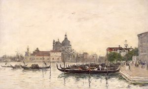 ヴェネツィア、モロ 作： Eugene Louis Boudin