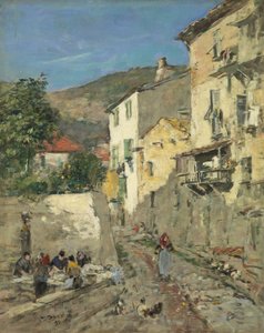 ヴィルフランシュ 作： Eugene Louis Boudin