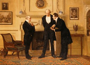 インテリアのフィギュア、 作： Eugene Louis Lami