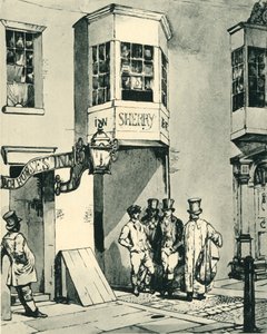 「旅館と郵便局」、1830年、1943年。 作： Eugene Louis Lami