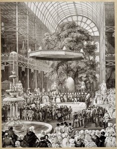 ラミによる1851年のロンドン万国博覧会の開幕。