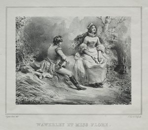 スコットランドの美しい景色：ウェイバリーとミスフローラ、1825-1828。