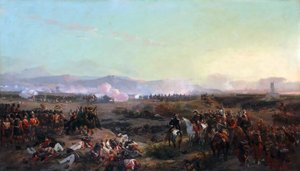 1854年9月20日のアルマの戦い 作： Eugene Louis Lami