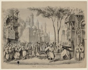 エマニュエルシャブリエ作のオペラレトワール（1877年、ブーフパリジャン劇場） 作： Eugene Louis Lami