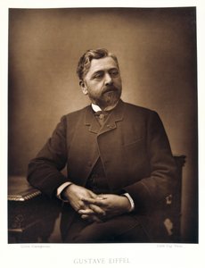 ギュスターヴエッフェル、フランスのエンジニア、1880年 作： Eugene Pirou