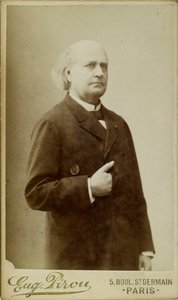 Leconte de Lisle 1818-1894の肖像、c。 1870年。 作： Eugene Pirou