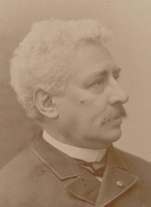 作曲家オリヴィエ・メトラの肖像 1830～1889年、1870年代。 作： Eugene Pirou