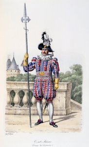 Cent-Suisses、セレモニアルドレス、1814〜17年