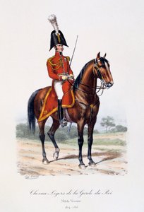 王の近衛兵、小さなドレス、1814-15年