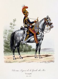 キングガードライトホース、トランペッター、1814-15