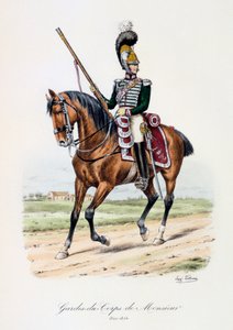 Guards-du-Corps de Monsieur、1820-24 作： Eugene Titeux