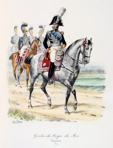 キングのボディーガード、キャプテン、1820 作： Eugene Titeux