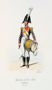 ゲートガード、ドラマー、1814-15 作： Eugene Titeux