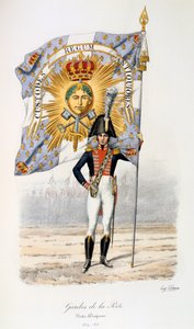 ゲートガード、旗手、1814-15 作： Eugene Titeux