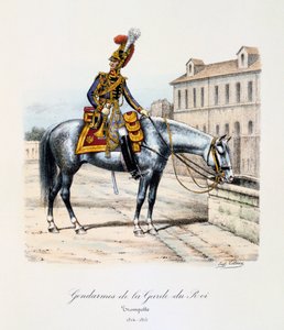 キングスガードの巡査、トランペッター、1814年〜15年 作： Eugene Titeux