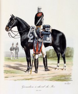 グレナディエ、シュヴァルデュロワ、1814年〜15年 作： Eugene Titeux