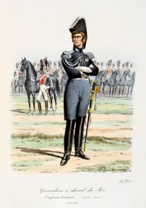 グレナディアーズシュヴァルデュロワ、キャプテン中尉1814-15