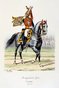灰色の銃士、トランペッター、1814-15