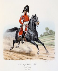 黒の銃士、小さな衣装、1814-15 作： Eugene Titeux