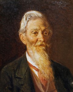 フランチェスコ・プランポリーニの肖像、エウジェニオ・デ・ジャコミ（1852-1917）画 作： Eugenio De Giacomi