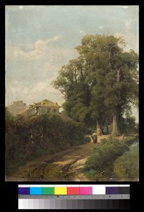 1870年、マゴルファの洗濯婦のミラノ周辺 作： Eugenio Gignous