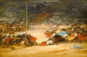 闘牛、c。 18901900。 作： Eugenio Lucas Villamil
