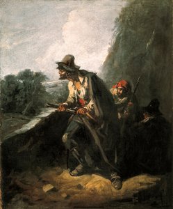 「The bandits」（絵画 作： Eugenio Lucas y Padilla