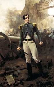 ペドロ ベラルデと聖ヨハネの肖像 (1779-1808)、スペインの軍人、1808 年 5 月 2 日 (キャンバスに油彩) 作： Eugenio Oliva y Rodrigo