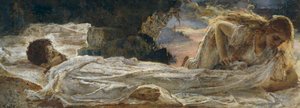 キリストとマグダラのマリア 作： Eugenio Prati