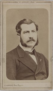レオン・ルノー（1839-1933）の肖像、警察長官、政治家 作： ユージーンアパート
