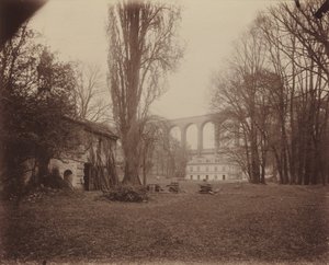 アルクイユ・カシャン、マダム・ド・プロヴィニーの公園 作： Eugène Atget
