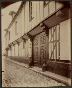 ボーヴェ、ハウス、パンタレオン通り27番地。 作： Eugène Atget