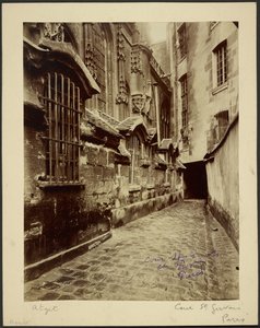 サン・ジェルヴェ・エ・プロテ宮廷] [サン・ジェルヴェ・プロテ宮廷 作： Eugène Atget