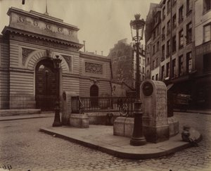 エコール ポリテクニックの噴水 作： Eugène Atget