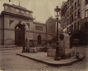 レコールポリテクニックの噴水、1902年。 作： Eugène Atget