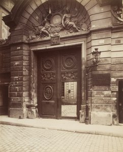 オランダ大使のホテル、47 rue Vieille-du-Temple 作： Eugène Atget