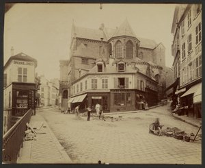 ポントワーズ、サン・マクルー教会、12～16世紀 作： Eugène Atget