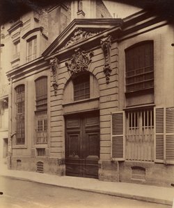 Rue du Regard、1899年。 作： Eugène Atget