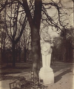 ヴェルサイユ、公園の一角、1904 年。