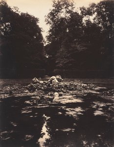 ベルサイユ、エンケラドスの噴水、1922-1923年。 作： Eugène Atget