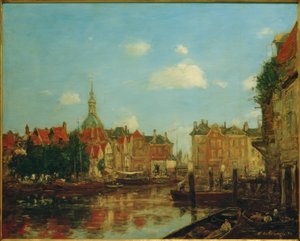 ドルドレヒトからの眺め 作： Eugene Louis Boudin