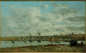 カマレットハーバー 作： Eugene Louis Boudin