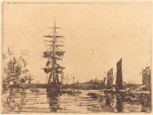マリンビュー 作： Eugène Boudin