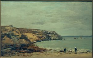 ラドドブレスト。ビンディ海岸 作： Eugene Louis Boudin