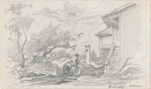 井戸の女たち、アリンジス 作： Eugène Boudin