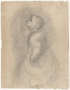 横から見た赤ちゃん 作： Eugène Carrière