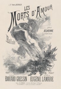 愛の死、カリフォルニア。 1885年。 作： Eugène Carrière
