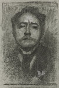 ジャン・アジャルベールの肖像、c。 1893。 作： Eugène Carrière